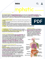 Handwritten Lympathic - Functions &amp Structures The Lymphatic System Transports Fluids To Blood - Studocu