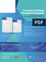 Constant Climate Standard Incubator
