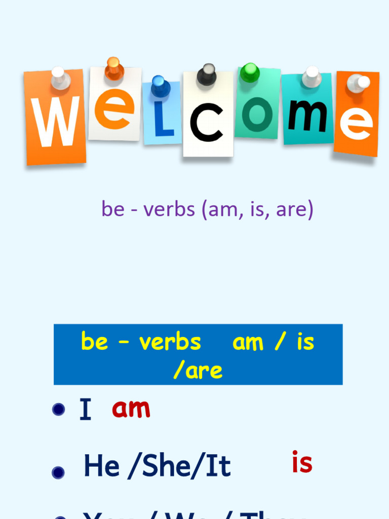Am Is Are | PDF | Grammatical Number | Plural