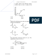 Graphs in Kinematics 2311 P7