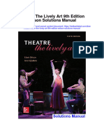Theatre The Lively Art 9th Edition Wilson Solutions Manual