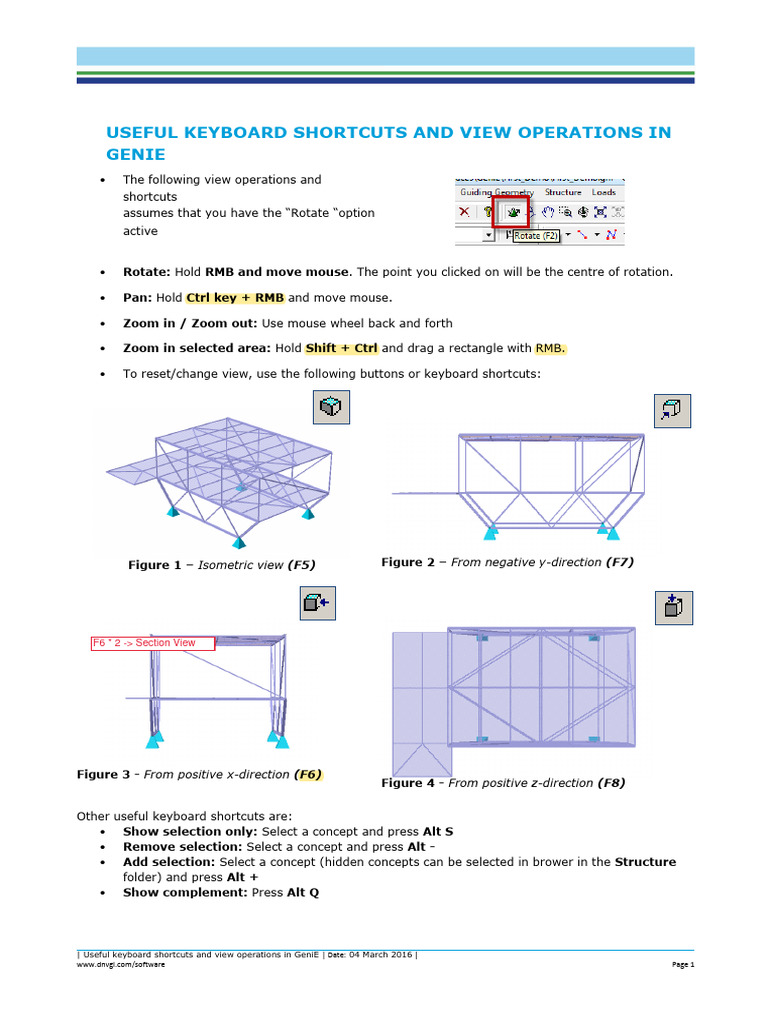 Workshop 9 genie shortcuts handout pdf keyboard shortcut input output