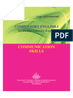 Communication Skills: Compulsory English-I