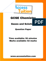 Gases and Solutions QP