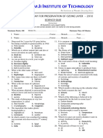 Science Quiz 2018 Ans