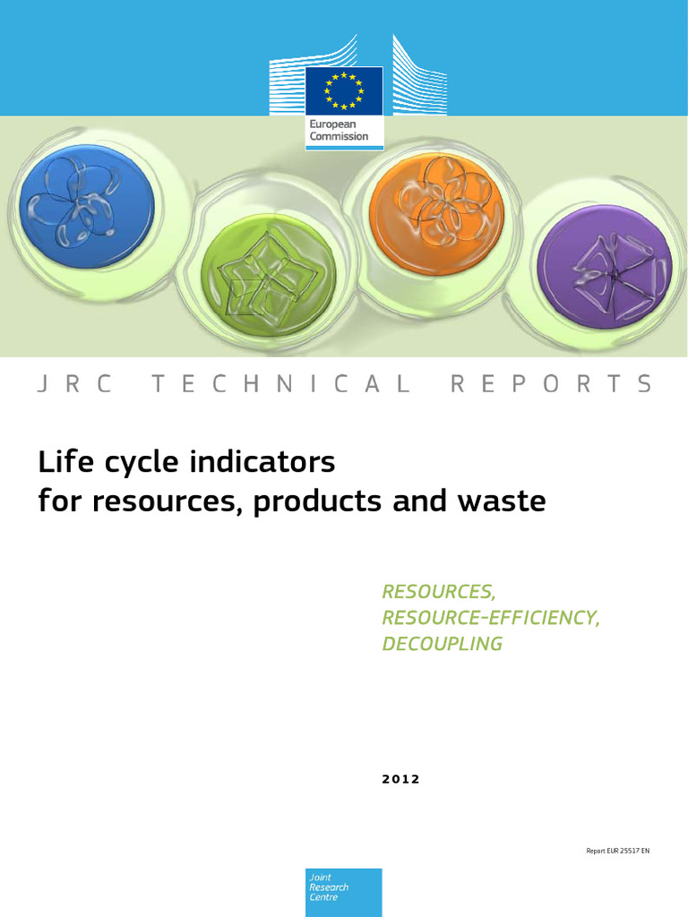 FW Lib Stud Rep Pol JRC Tech Life Cycle Indicators | PDF