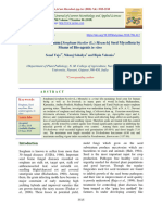 Management of Sorghum Sorghum Bicolor L