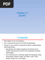 Chapter 1 JavaFX Basics