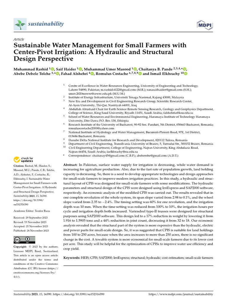 CPIS Hydraulic Design PDF