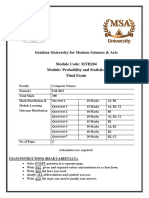 Past Exam (Fall 2021)