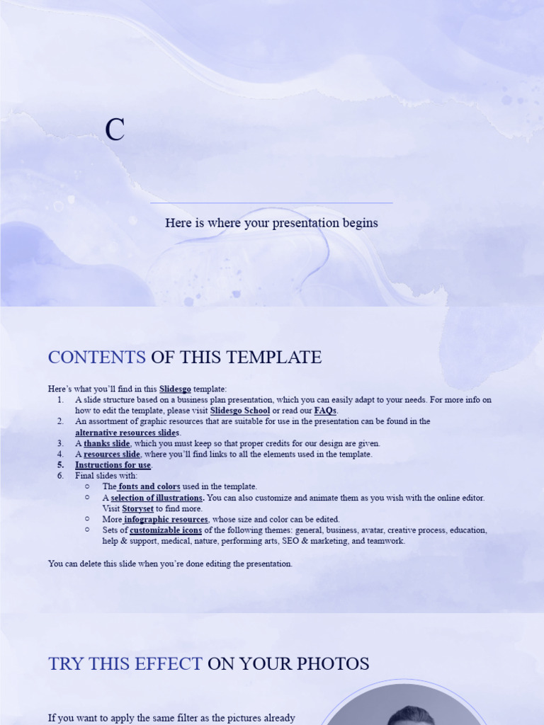Minimalist Aesthetics Business Plan by Slidesgo PDF Planets Saturn
