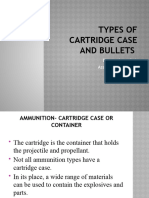 Cartridge Case and Bullets. Edited