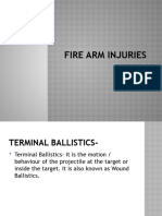 Fire Arm Injuries