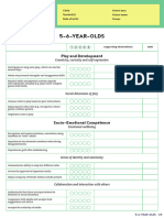 Fill in - Template 6 - 5 To 6 Year Olds