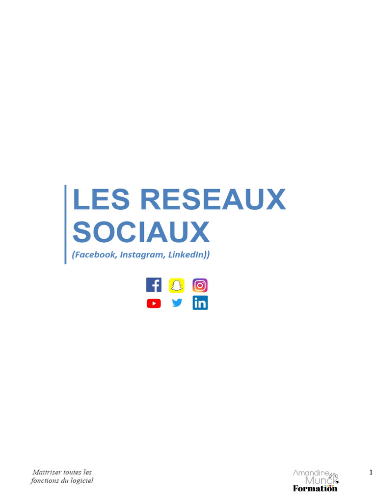 Guide complet des réseaux sociaux | PDF | Facebook | Réseaux sociaux