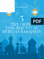 Materi Khutbah Jumat 5 Tipe Orang Yang Beruntung Di Bulan Ramadhan Dakwah - Id