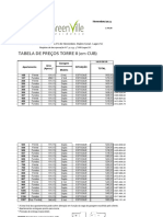 Tabela Corretores Torre II Green Ville - Novembro 2023