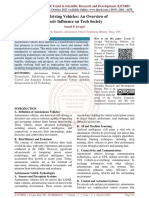 Self Driving Vehicles An Overview of Their Influence On Tech Society