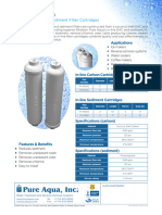 In Line Carbon and Sediment Filter Cartridges Data Sheet - Repaired