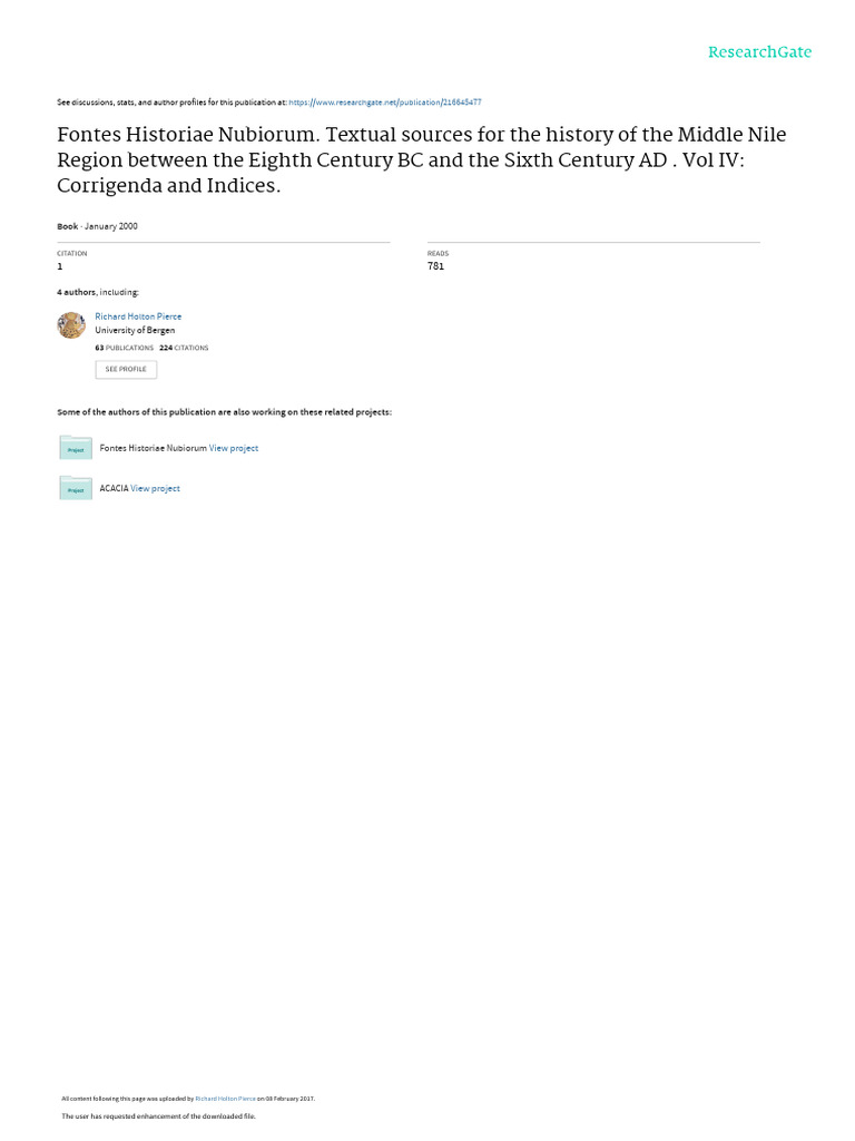 FHNIV | PDF | Egyptian Hieroglyphs | Translations