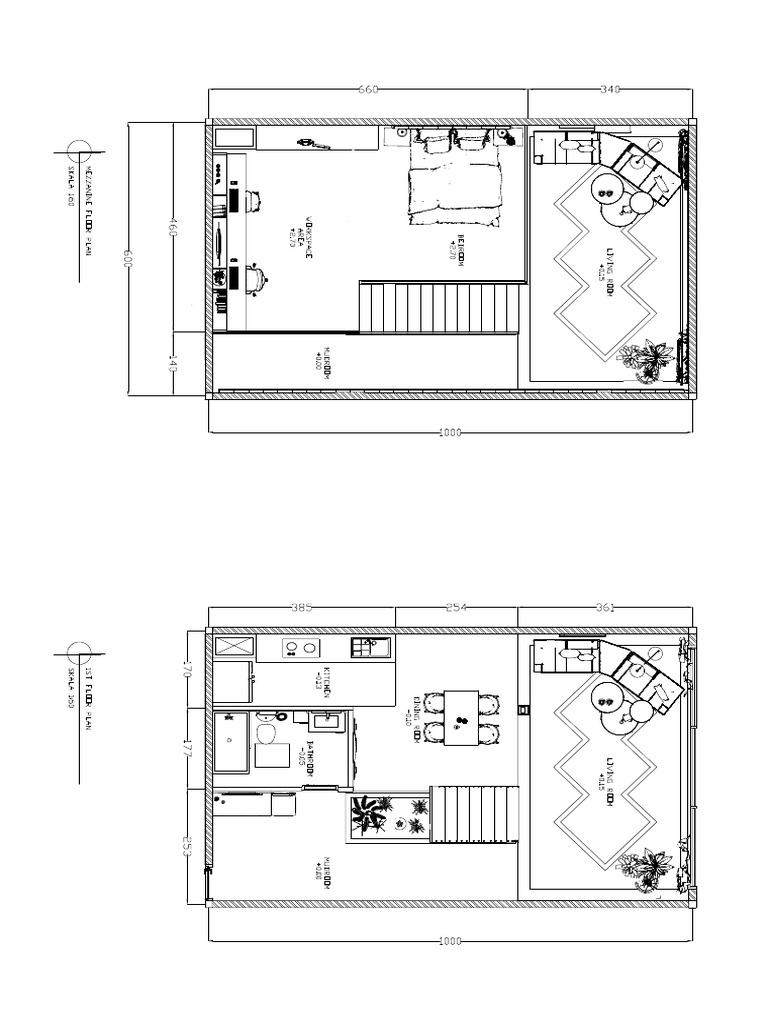 Padc1064 - Denah Gambar Kerja | PDF