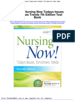 Catalano Nursing Now Todays Issues Tomorrows Trends 7th Edition Test Bank