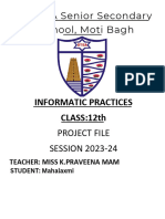 IP Project Covid-19 Impact (Mahalaxmi) PDF