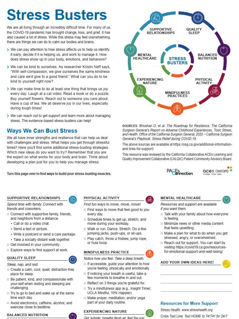 Effective Stress Relief Strategies | PDF | Stress (Biology) | Mindfulness