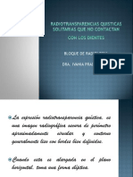 5-Radiotransparencias Quisticas So Lit Arias Que No Contactan Con Los