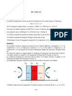 Exercices de Transfert Thermique