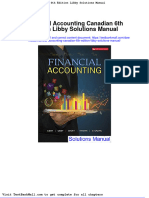 Financial Accounting Canadian 6th Edition Libby Solutions Manual