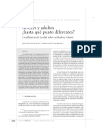 Jovenes y Adultos, Hasta Qué Punto Diferentes