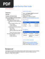 BigQuery Remote Function User Guide
