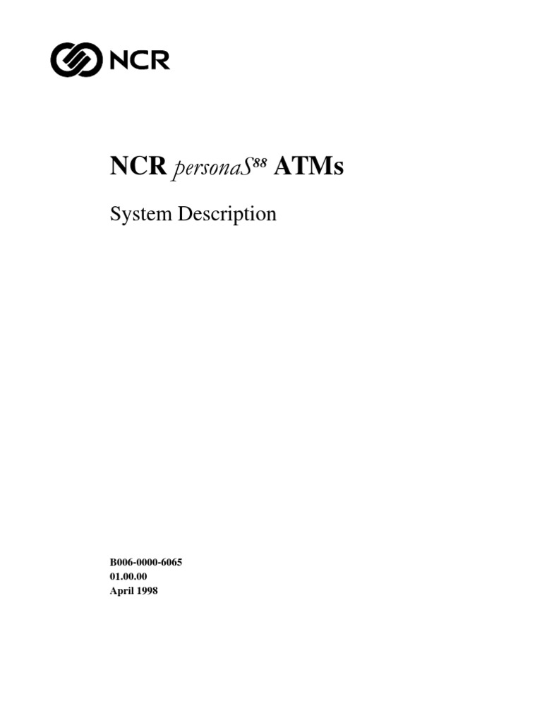NCR Atm | PDF | Automated Teller Machine | Personal Identification Number