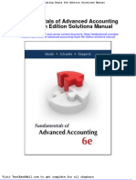 Fundamentals of Advanced Accounting Hoyle 6th Edition Solutions Manual
