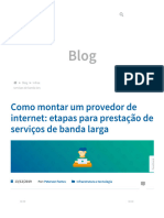 Como Montar Um Provedor de Internet - Etapas para Prestação de Serviços