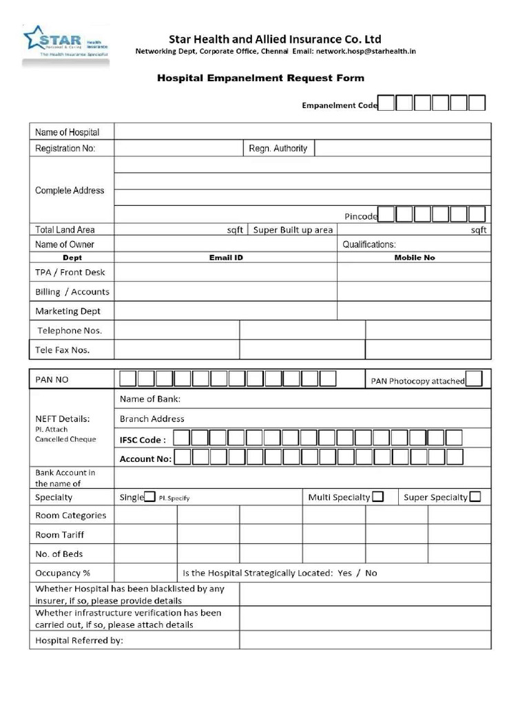 Empanelment Request Form | PDF