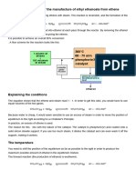 Background Manufacture of Ethyl Ethanoate From Ethene