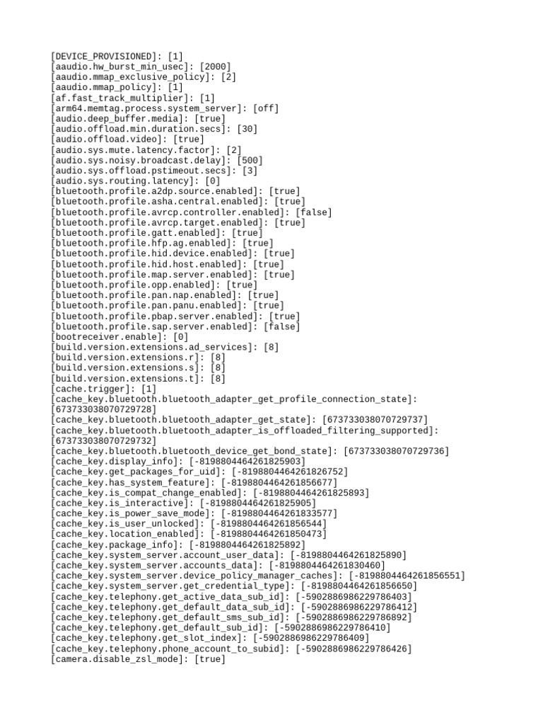 Android Device Configuration Settings | PDF | Games & Activities ...