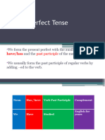 Present Ferfect Tense