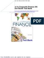 Introduction To Corporate Finance 4th Edition Booth Test Bank