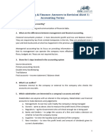 Accounting Revision Worksheet 1 Answers Accounting Terms