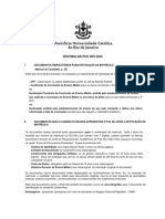 Documentacao Necessaria para A Matricula Na Puc 2024