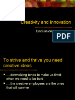 Creativity and Innovation Part I