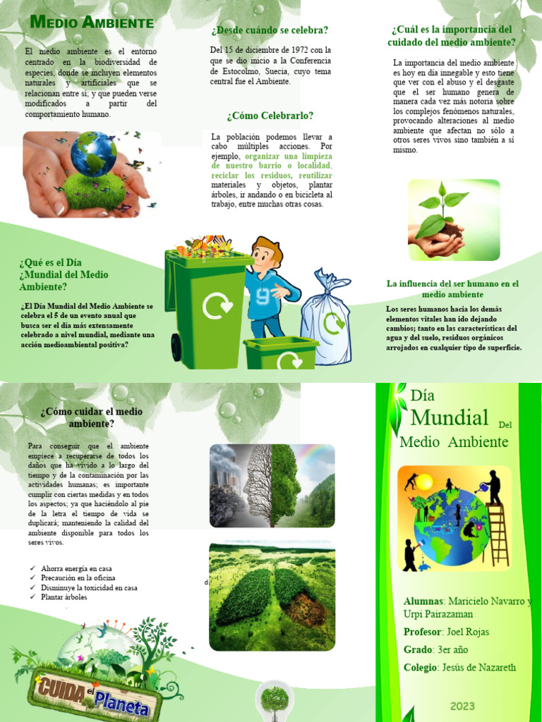 Carteles para el Día del Medio Ambiente | PDF | Ciencia y matemáticas
