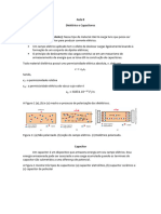 Aula 8 - Dielétricos e Capacitores