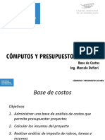 Base de Costos