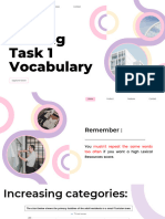 IELTS Writing Task 1 Vocabulary