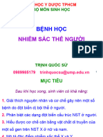 CNCQ22 BỆNH HỌC NST NGƯỜI 12-9-2022