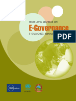 Adbi High Level Seminar Egov